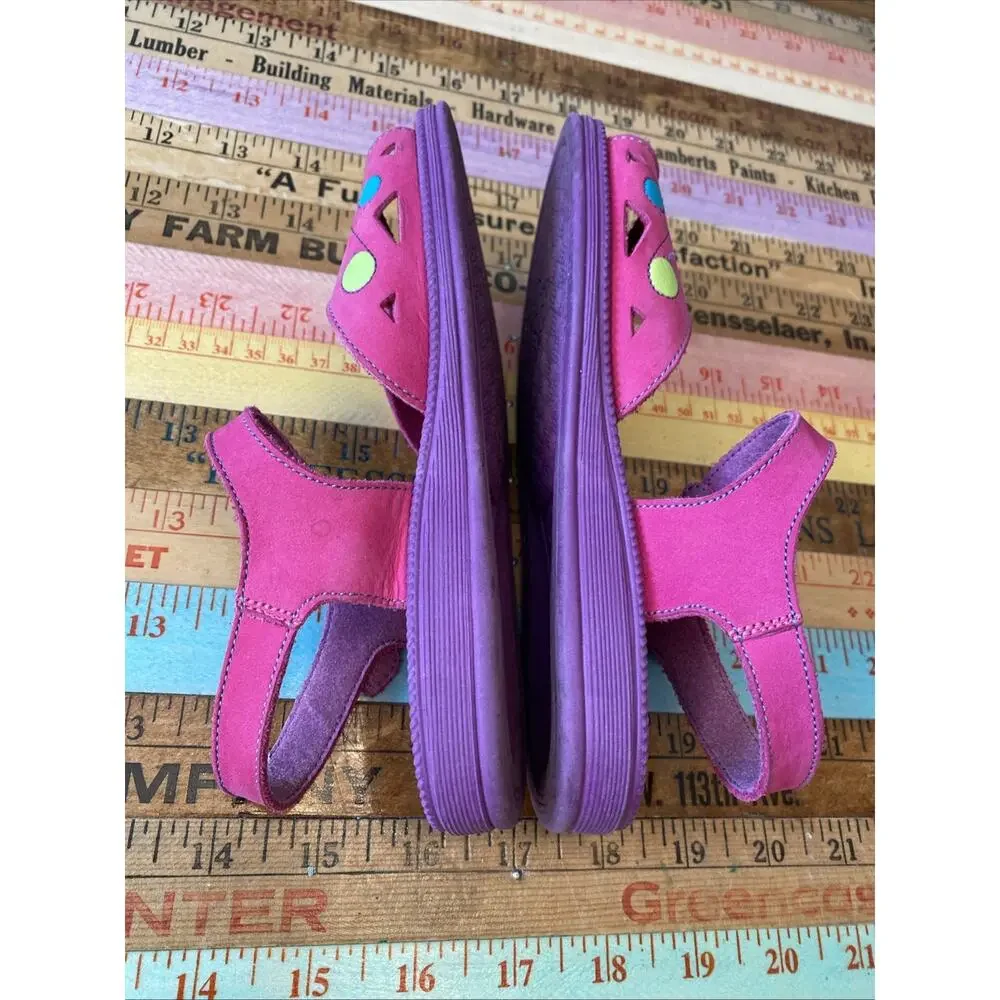 Elefanten Sandals Pink Girls Yourh EU Size 30 US 12 Leather Colorful Germany